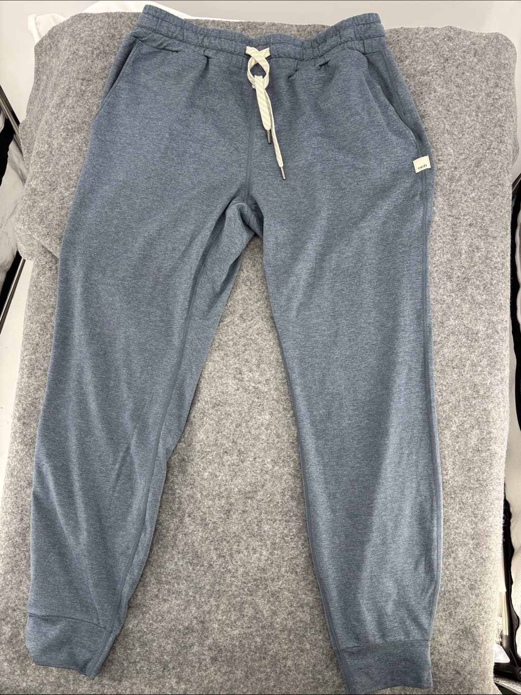 Vuori Costal Fog Blue Heather Performance Pocket Jogger Pants Xs